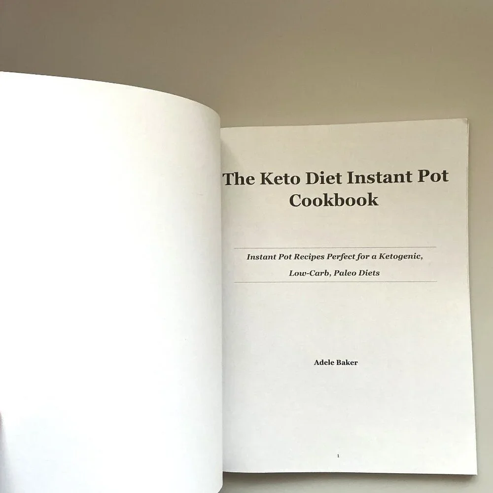 KETO DIET INSTANT POT COOKBOOK: INSTANT POT RECIPES PAPERBACK
